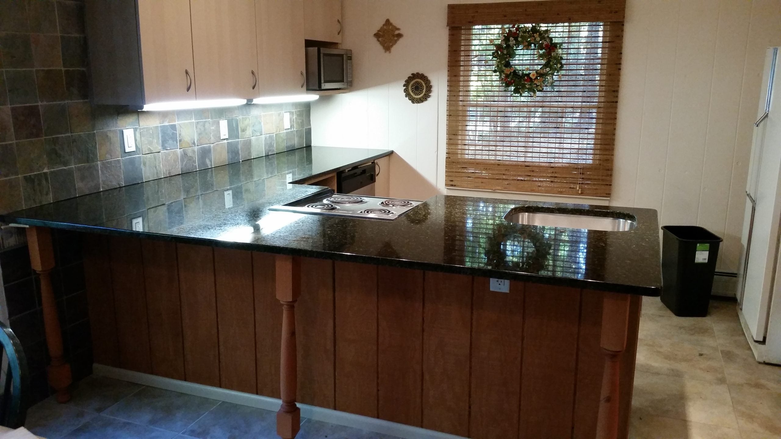 Kitchen cabinets and kitchen countertops Wayne NJ Uba Tuba Installation Project||Uba Tuba Granite Countertop Installation in Kinnelon, NJ|Uba Tuba Granite Countertop Installation in Kinnelon, NJ