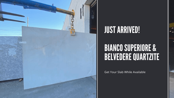 Bianco Superiore and Belvedere Quartzite Slabs Arrived to Our NJ Showroom|Bianco Superiore Quartzite|Belvedere Quartzite|Bianco Superiore Quartzite Up Close
