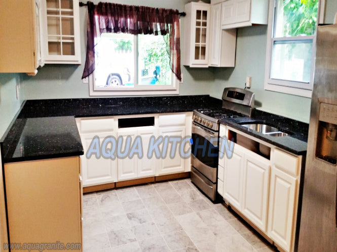 Blue Pearl Granite Countertop Installation in Wayne, NJ