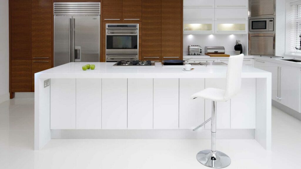 2141 Blizzard by Caesarstone available at Aqua Kitchen
