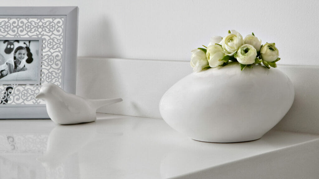2141 Blizzard by Caesarstone available at Aqua Kitchen