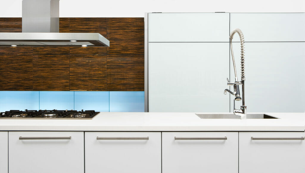 2141 Blizzard by Caesarstone available at Aqua Kitchen