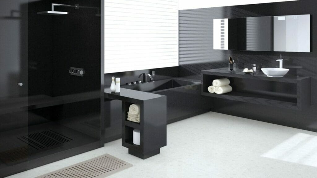 3100 Jet Black by Caesarstone available at Aqua Kitchen