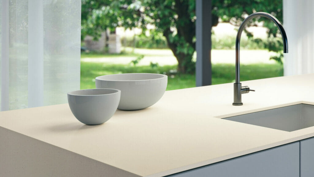 4001 Fresh Concrete by Caesarstone available at Aqua Kitchen