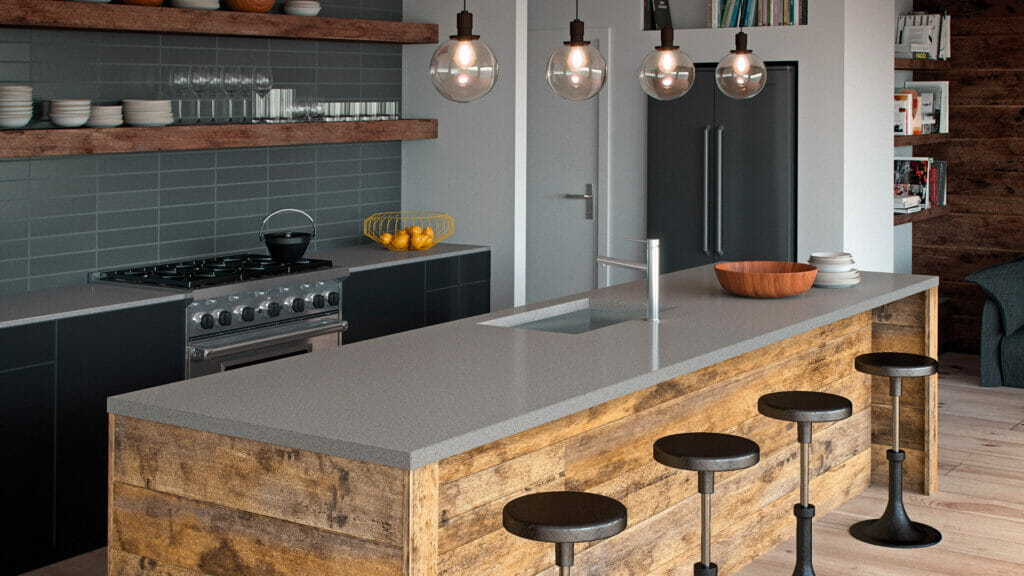 4003 Sleek Concrete by Caesarstone available at Aqua Kitchen
