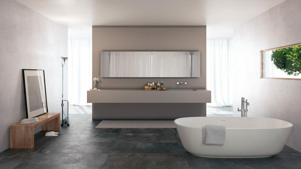 4003 Sleek Concrete by Caesarstone available at Aqua Kitchen