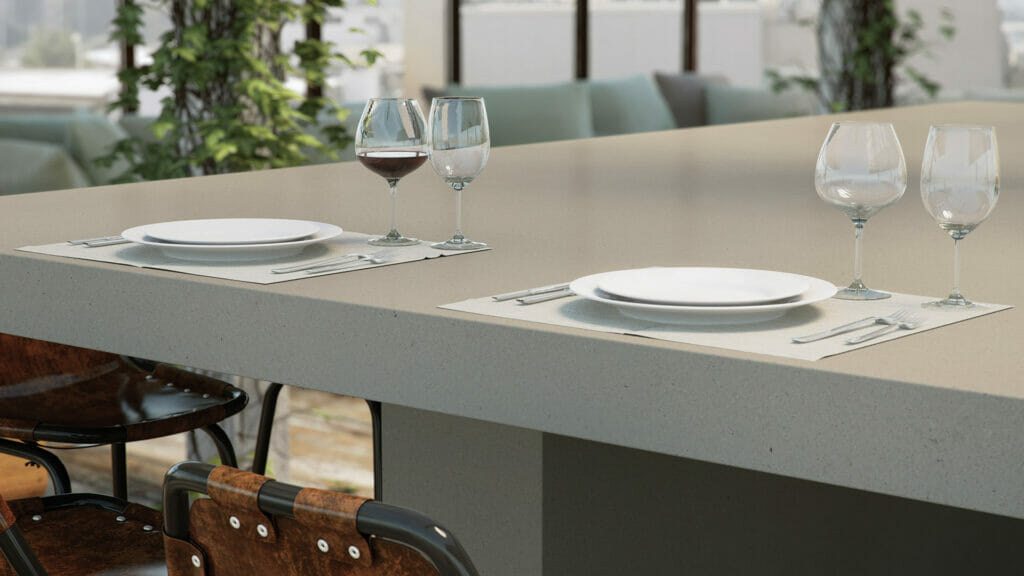 4004 Raw Concrete by Caesarstone available at Aqua Kitchen