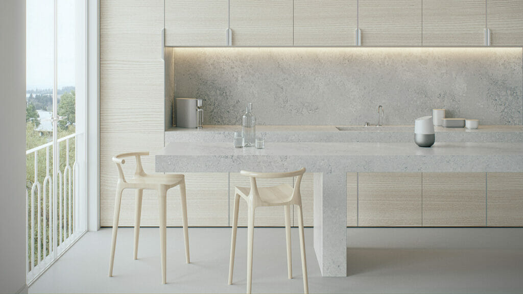 4044 Airy Concrete by Caesarstone available at Aqua Kitchen
