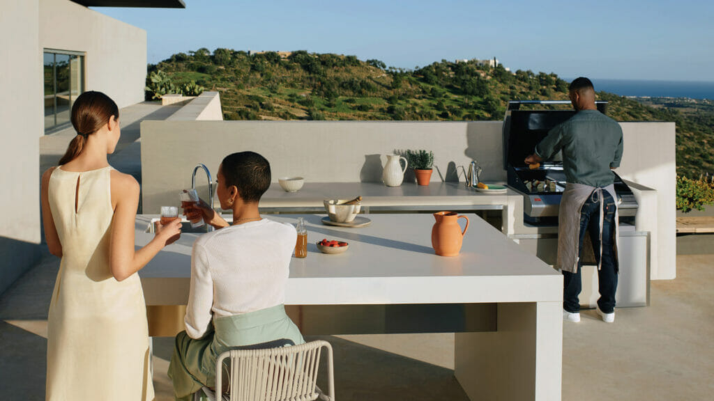 405 Midday by Caesarstone available at Aqua Kitchen