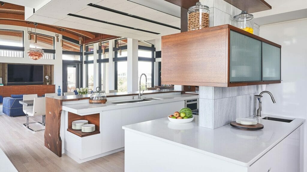 4600 Organic White by Caesarstone available at Aqua Kitchen