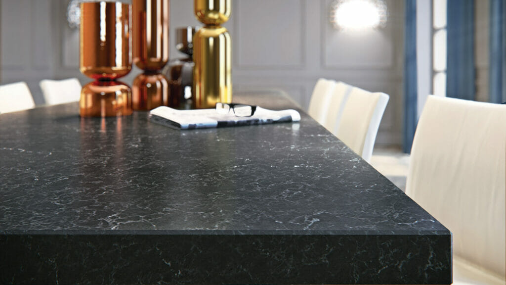 5003 Piatra Grey by Caesarstone available at Aqua Kitchen