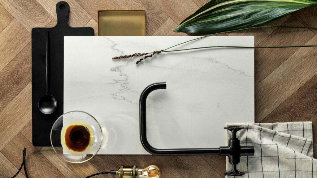 501 Snowdrift by Caesarstone available at Aqua Kitchen