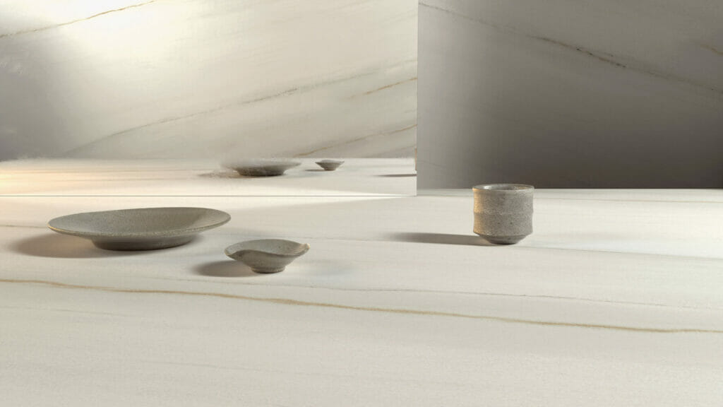 502 Sleet by Caesarstone available at Aqua Kitchen