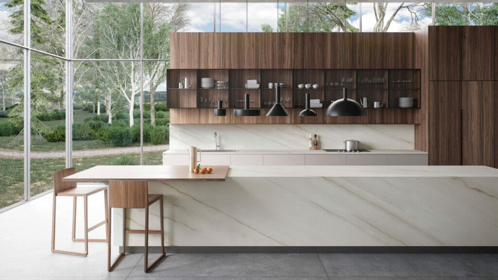 502 Sleet by Caesarstone available at Aqua Kitchen