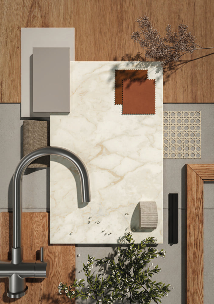 507 Marbannova by Caesarstone available at Aqua Kitchen