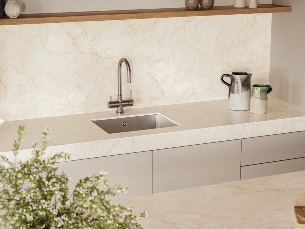 507 Marbannova by Caesarstone available at Aqua Kitchen