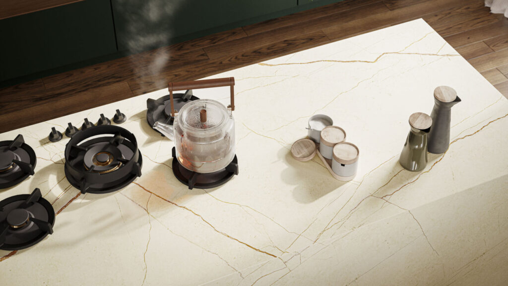 508 Isobellia by Caesarstone available at Aqua Kitchen