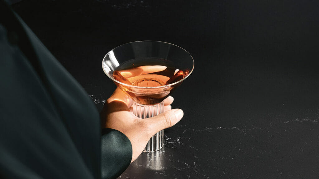 5101 Empira Black by Caesarstone available at Aqua Kitchen