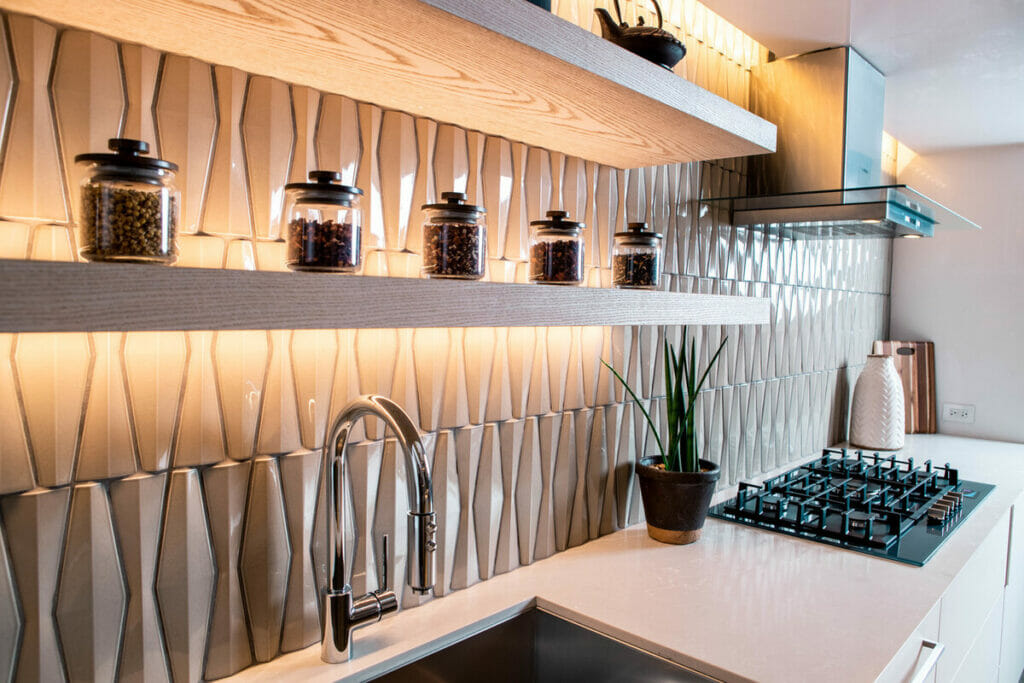 5110 Alpine Mist by Caesarstone available at Aqua Kitchen