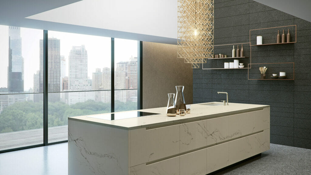 5111 Statuario Nuvo by Caesarstone available at Aqua Kitchen
