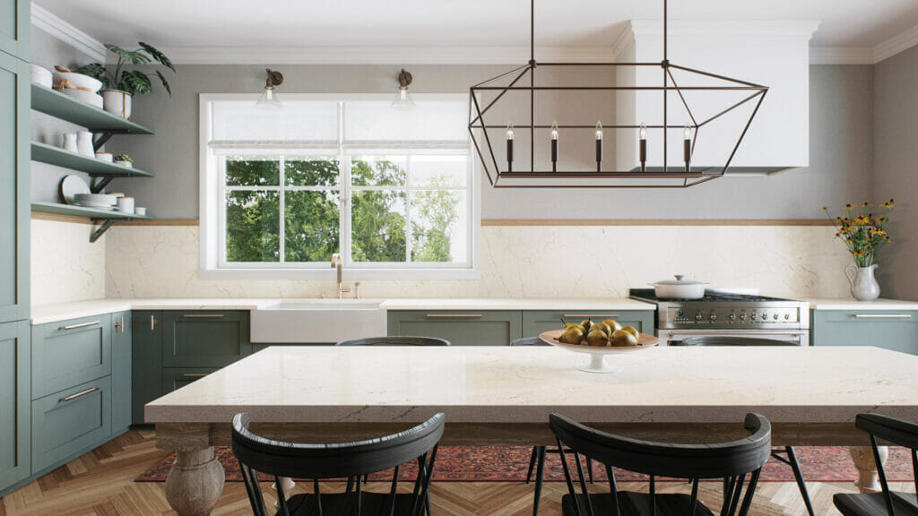 5112 Aterra Blanca by Caesarstone available at Aqua Kitchen