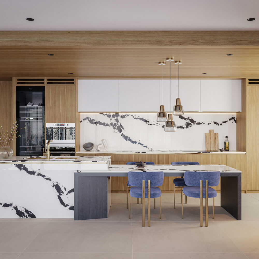 5118 Calacatta Scoria by Caesarstone available at Aqua Kitchen