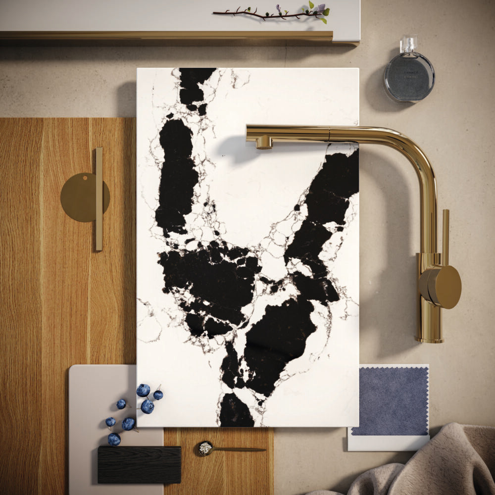 5118 Calacatta Scoria by Caesarstone available at Aqua Kitchen