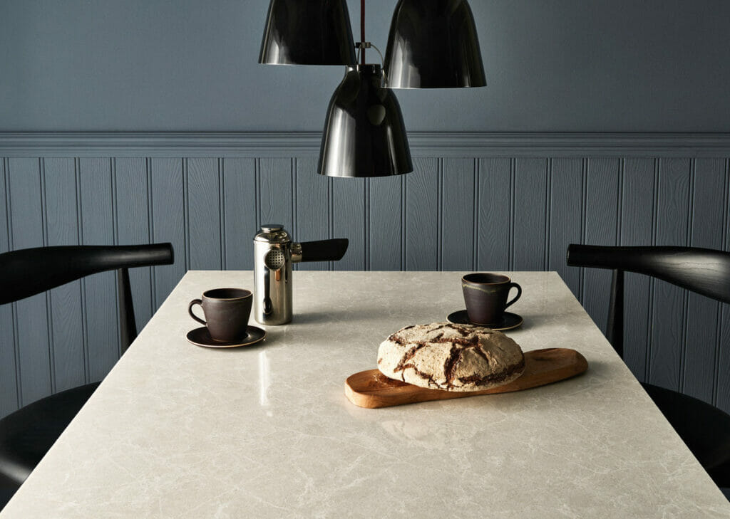 5130 Cosmopolitan White by Caesarstone available at Aqua Kitchen