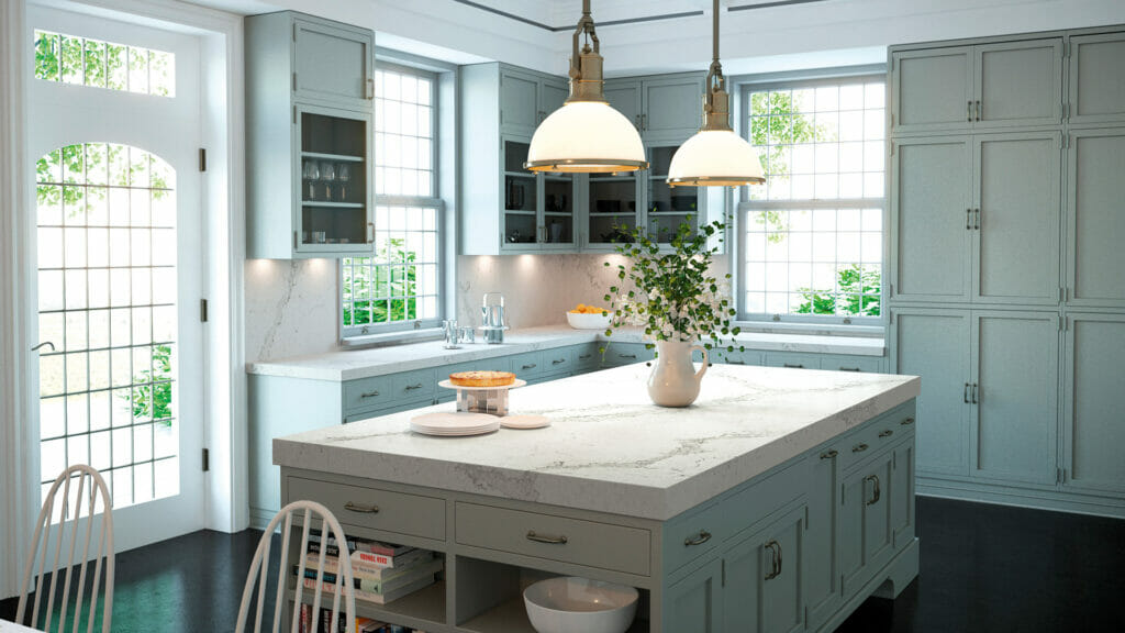 5131 Calacatta Nuvo by Caesarstone available at Aqua Kitchen