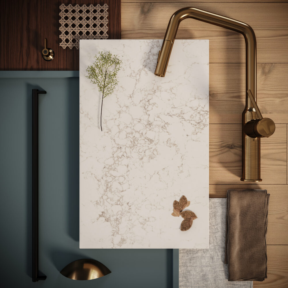 5132 Celestial Sky by Caesarstone available at Aqua Kitchen