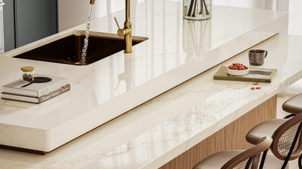 5132 Celestial Sky by Caesarstone available at Aqua Kitchen