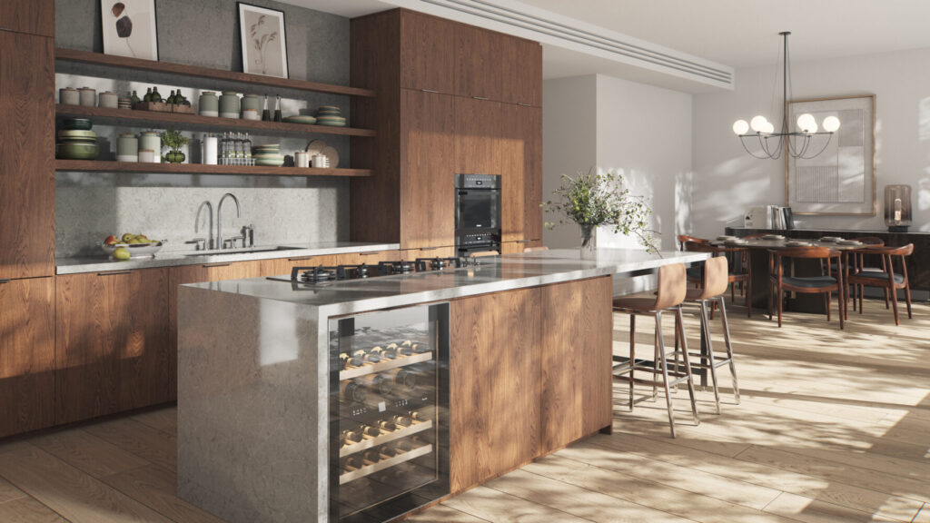 5133 Symphony Grey by Caesarstone available at Aqua Kitchen