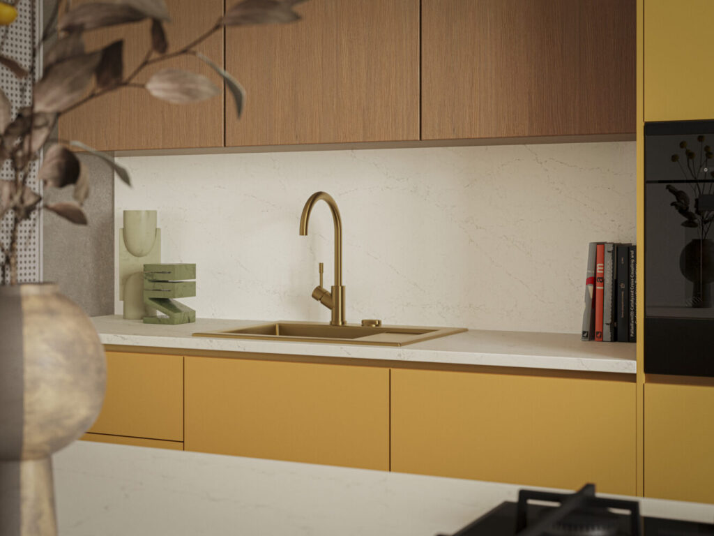 5140 Dreamy Carrara by Caesarstone available at Aqua Kitchen