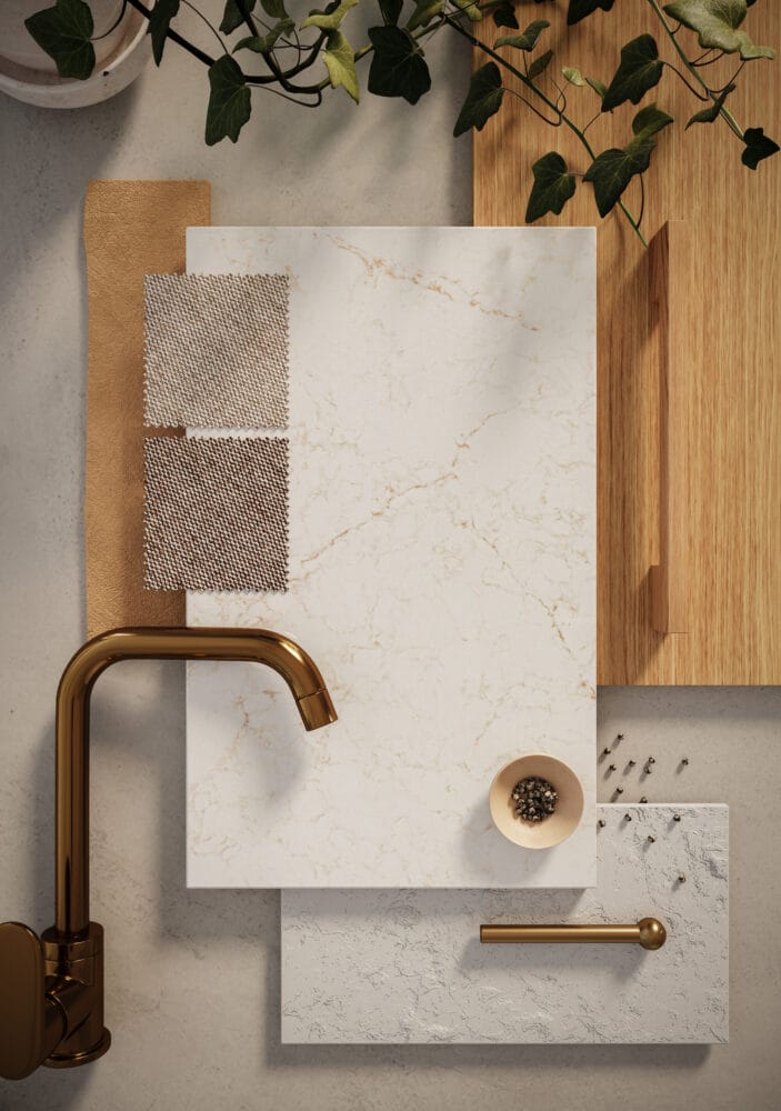 5144 Rossa Nova by Caesarstone available at Aqua Kitchen