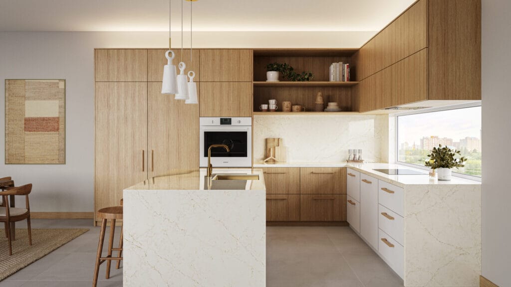 5144 Rossa Nova by Caesarstone available at Aqua Kitchen