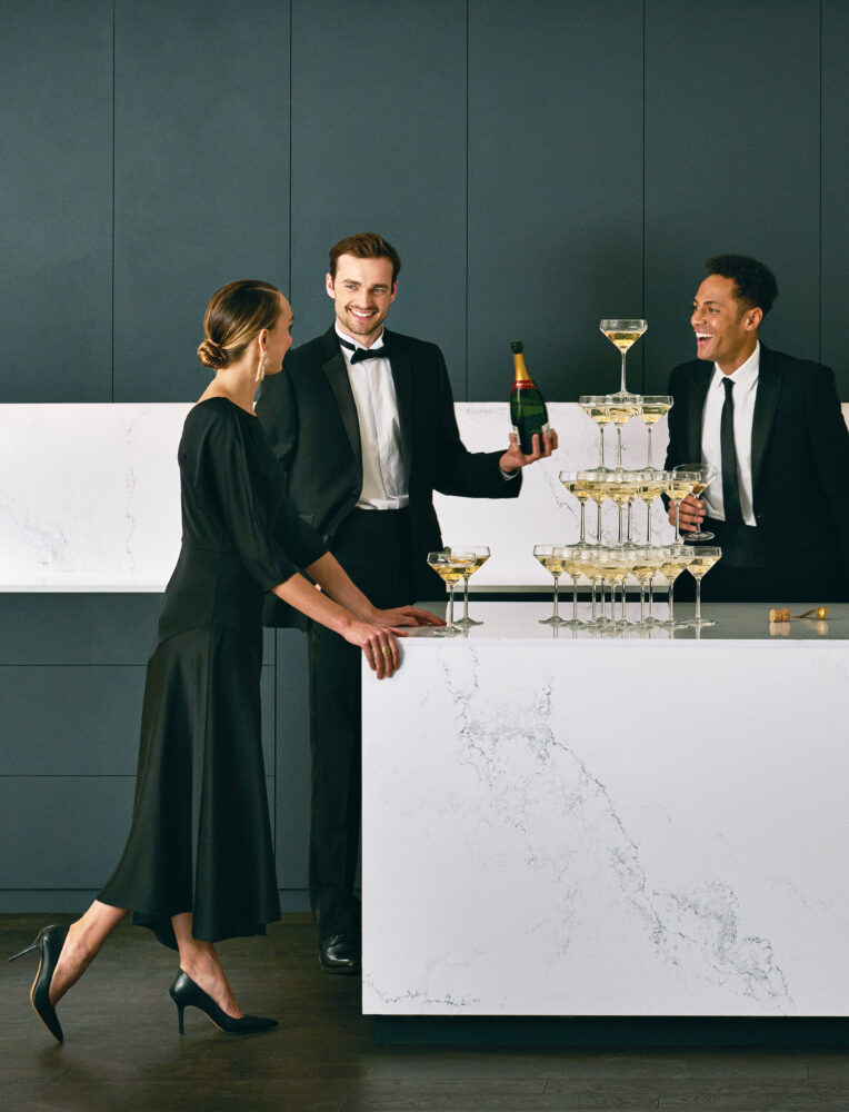 5151 Empira White by Caesarstone available at Aqua Kitchen