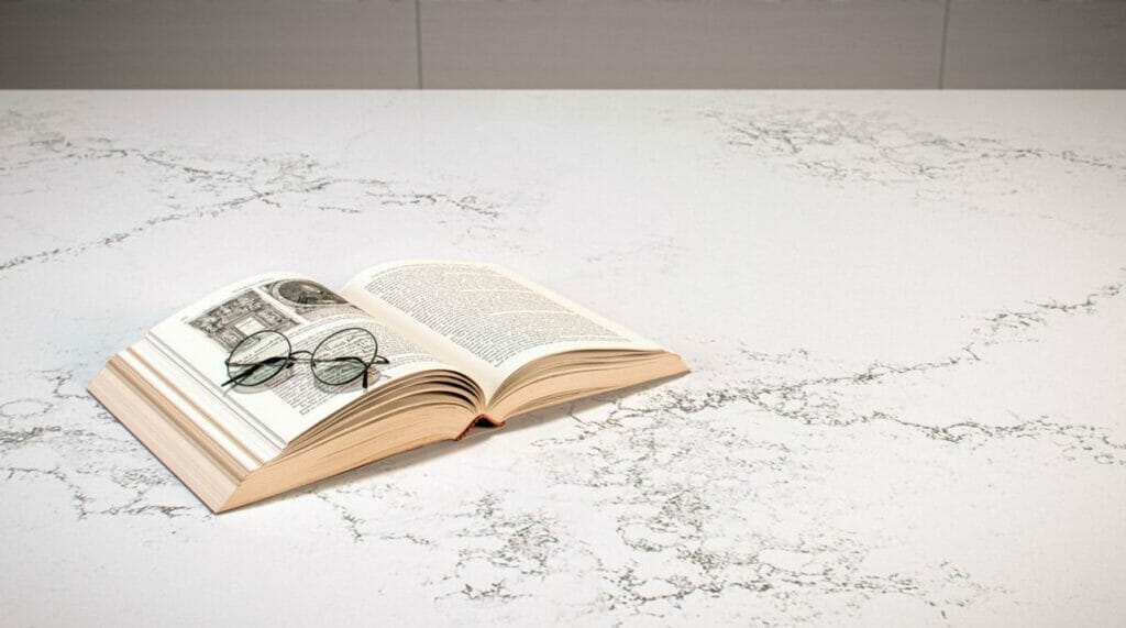 5151 Empira White by Caesarstone available at Aqua Kitchen
