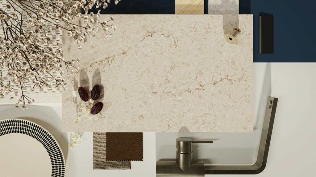 5212 Taj Royale by Caesarstone available at Aqua Kitchen