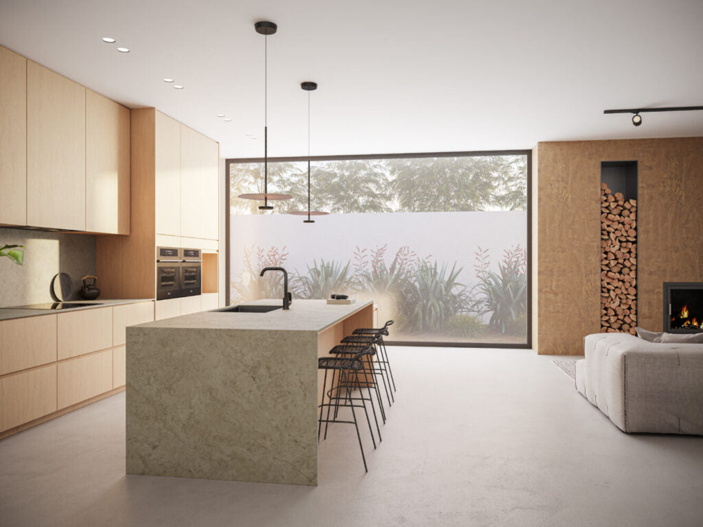 542 Mosstone by Caesarstone available at Aqua Kitchen