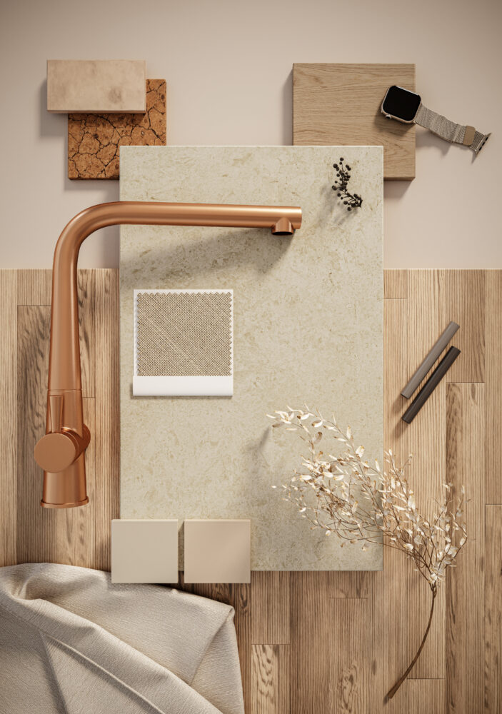 543 Marenstone by Caesarstone available at Aqua Kitchen