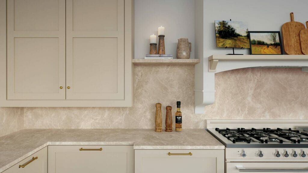 580 Fume by Caesarstone available at Aqua Kitchen