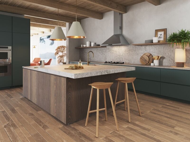6046 Moorland Fog by Caesarstone available at Aqua Kitchen