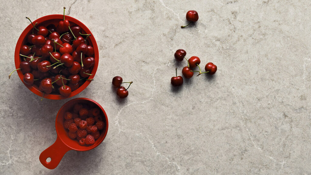 6131 Bianco Drift by Caesarstone available at Aqua Kitchen