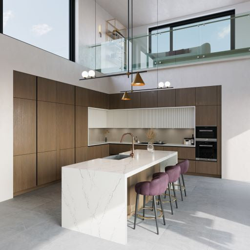 Abbey™ Quartz Sample by Cambria available at Aqua Kitchen