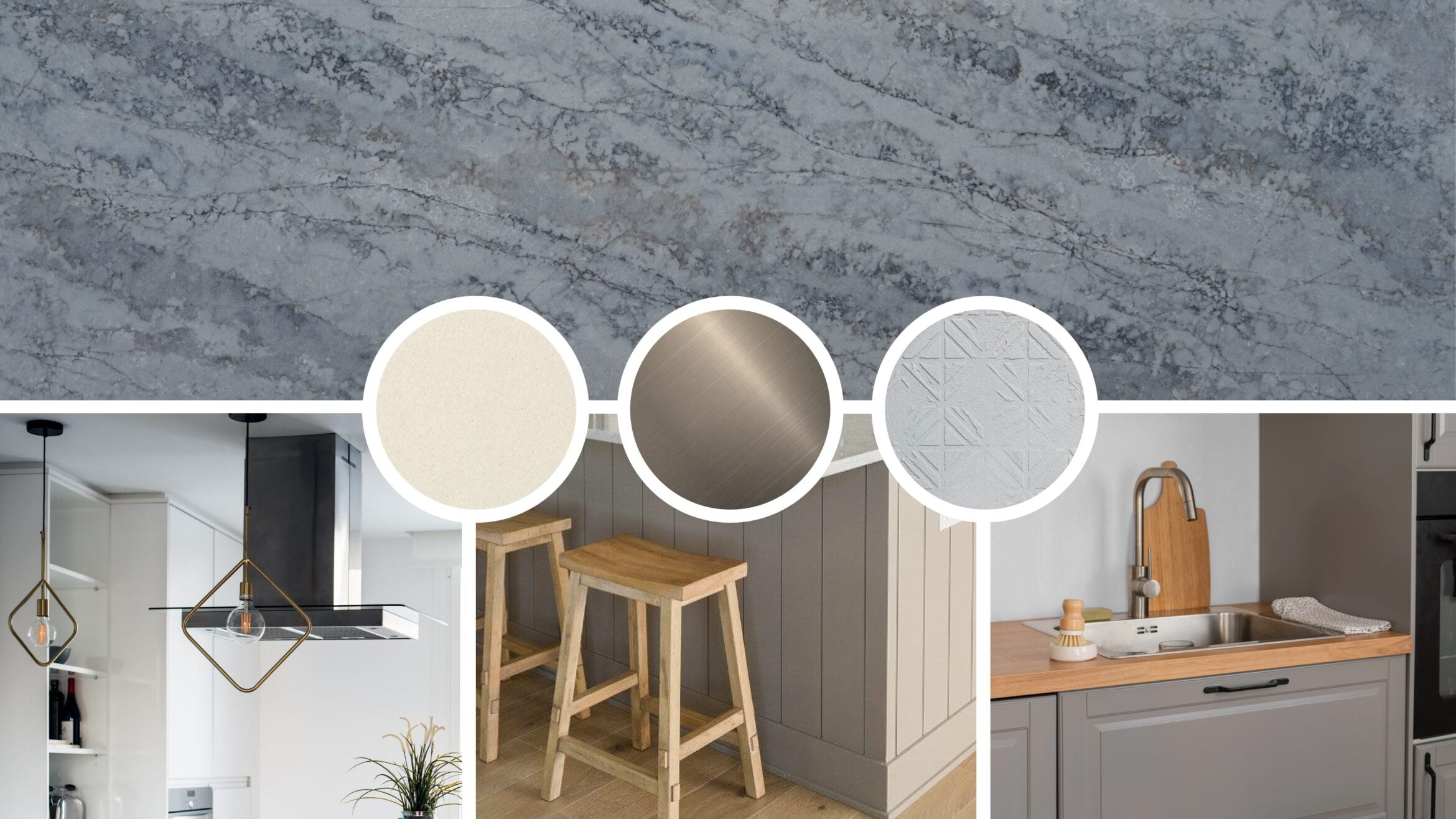 Atlantis Azul® by Pental Quartz available at Aqua Kitchen