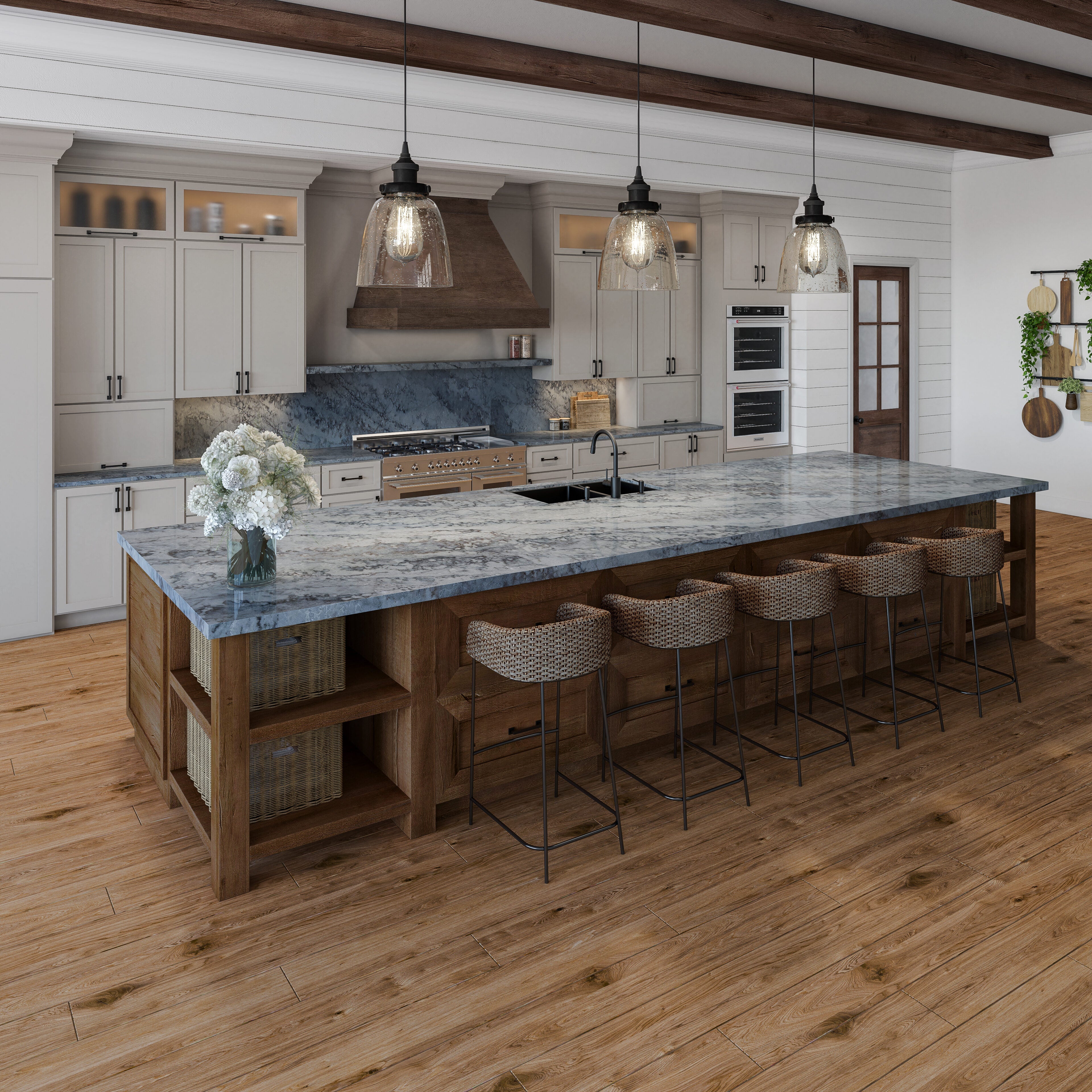 Atlantis Azul® by Pental Quartz available at Aqua Kitchen