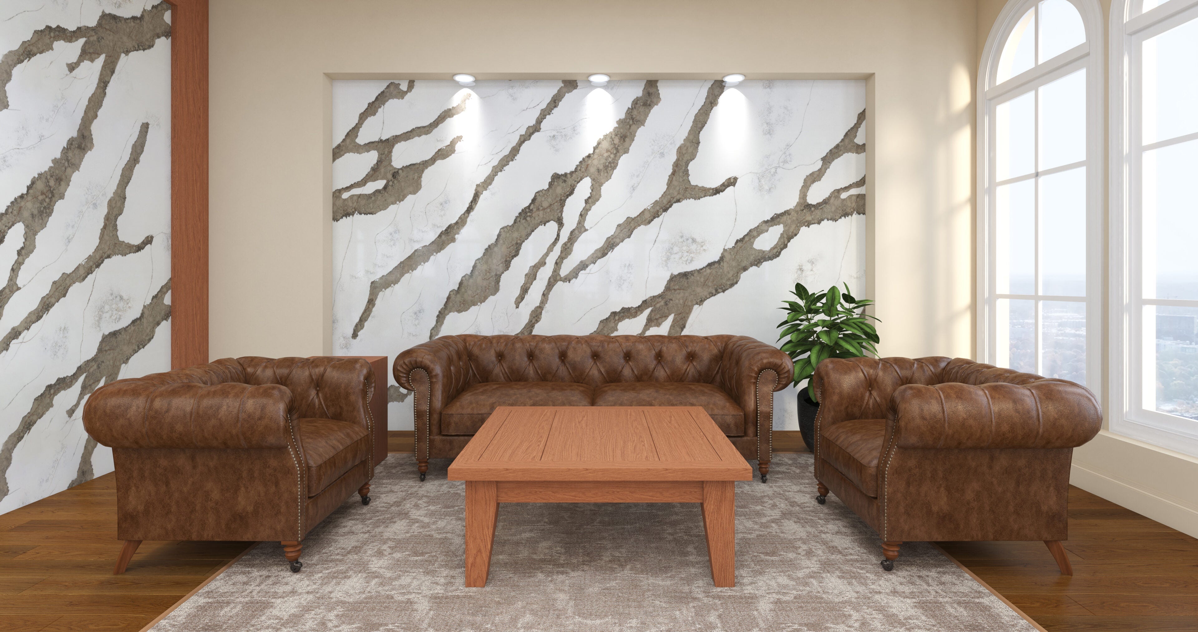 Atlas Ember® by Pental Quartz available at Aqua Kitchen