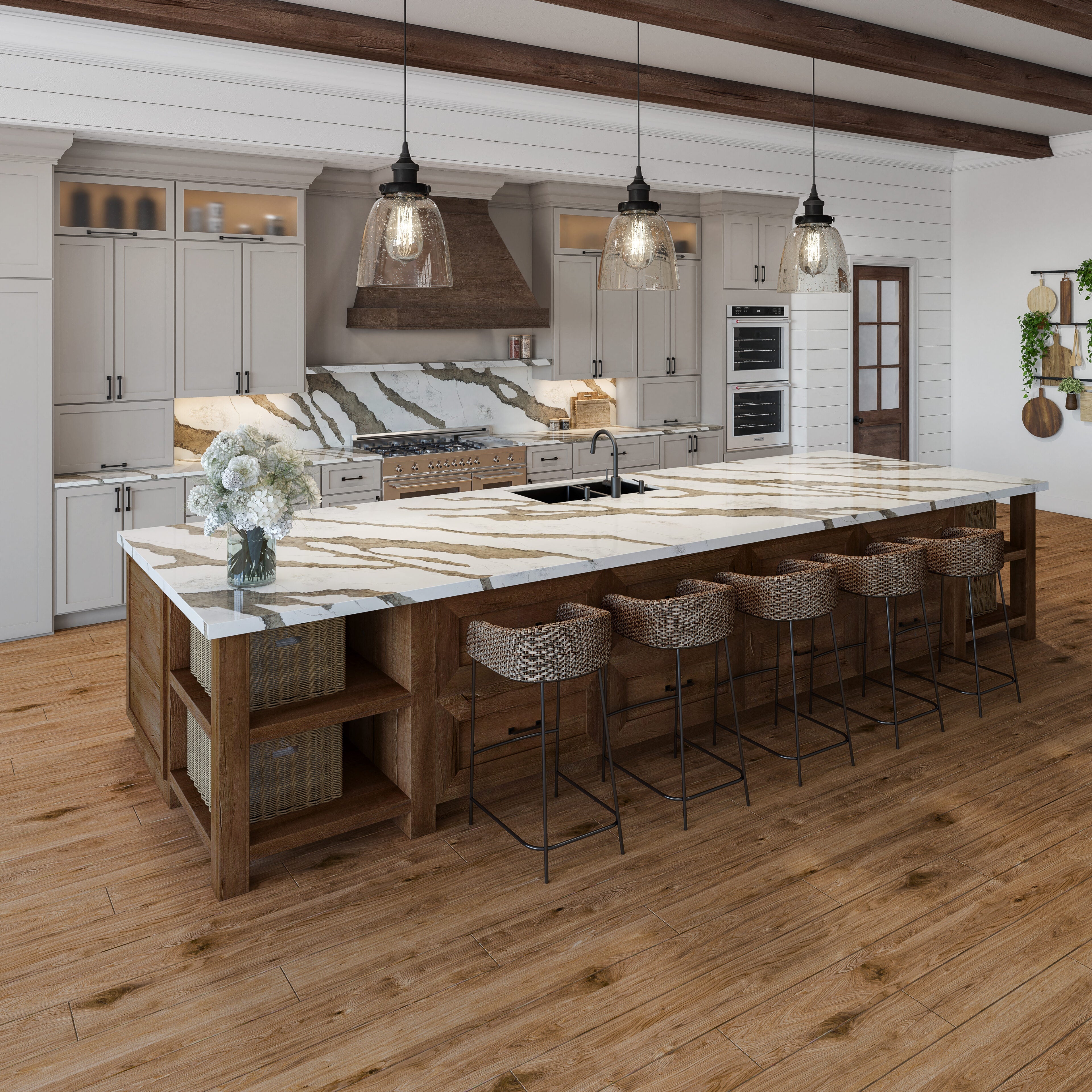 Atlas Ember® by Pental Quartz available at Aqua Kitchen