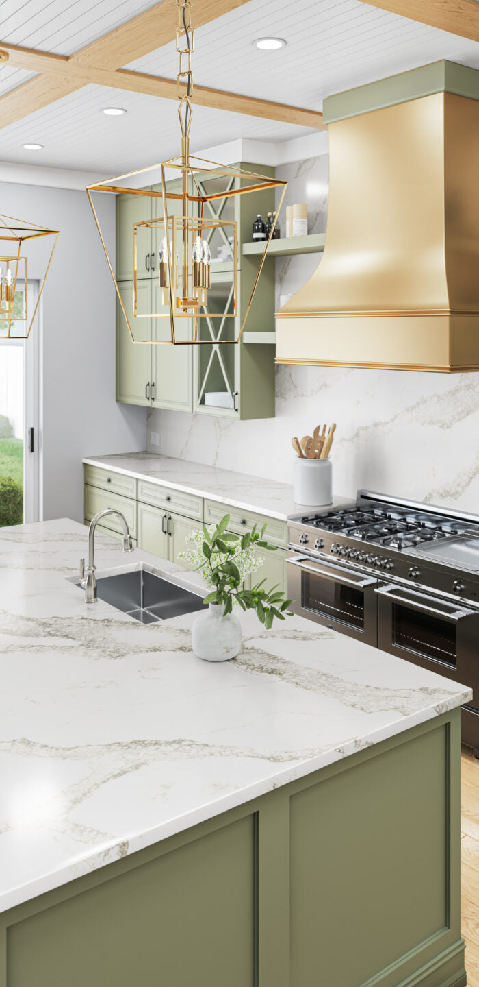 Atlas Ember® by Pental Quartz available at Aqua Kitchen