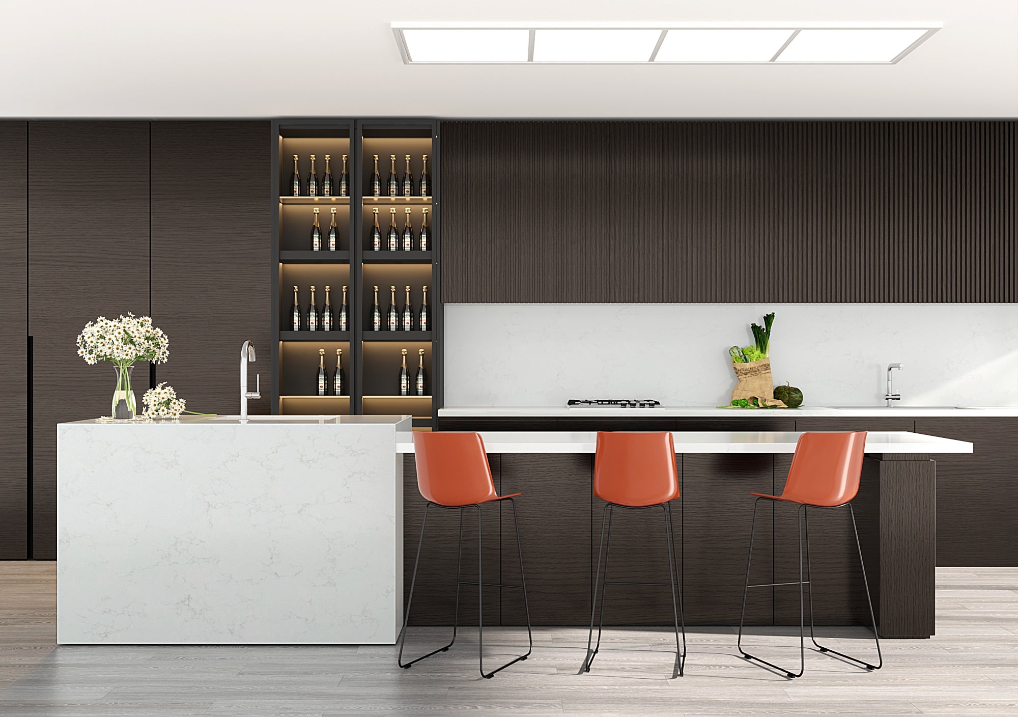 Aura by Pental Quartz available at Aqua Kitchen